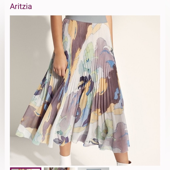Aritzia Twirl Skirt Rare Print - Picture 1 of 2